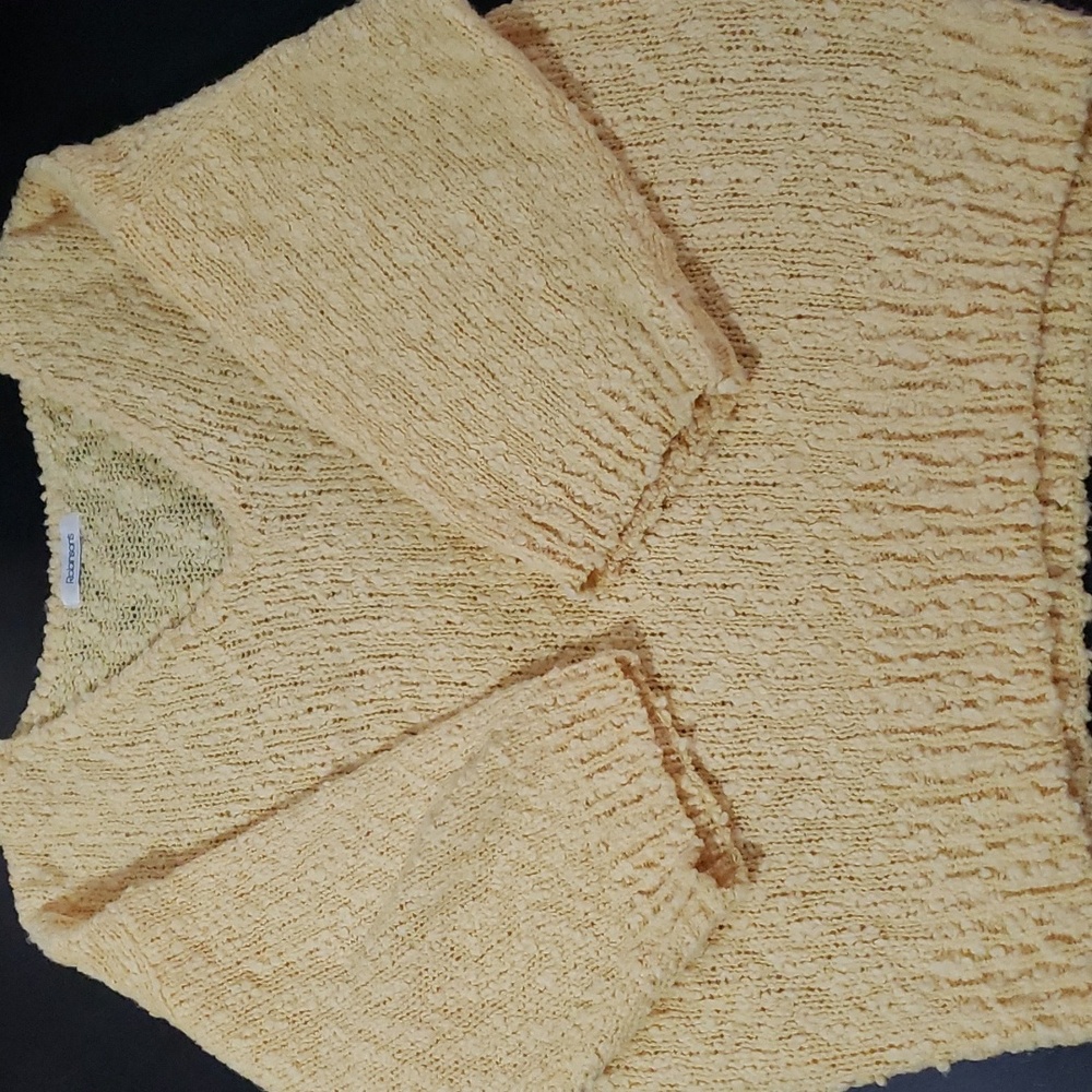 Yellow chunky long sleeve